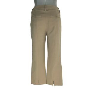 White House Black Market Pants 2‎ Tan Khaki Straight Crop Stretch Casual Career